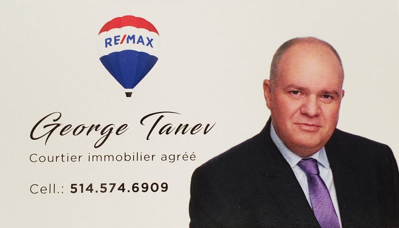 Georgi Tanev – Courtier immobilier agree – Montreal